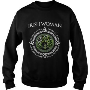 Irish Woman the soul of a witch the heart of a hippie shirt 3