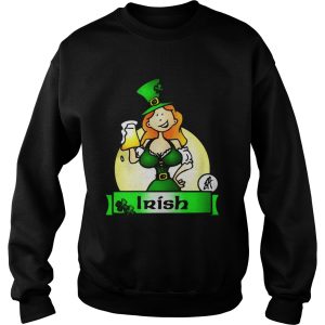Irish lady drink beer shirt 2