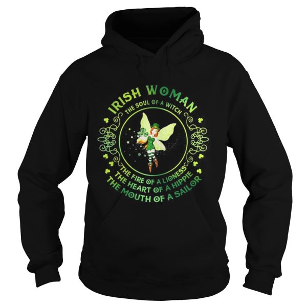 Irish woman the soul of a witch the fire of a lioness shirt