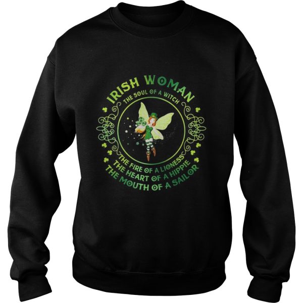 Irish woman the soul of a witch the fire of a lioness shirt