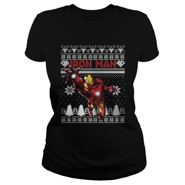 Iron Man Marvel ugly christmas shirt