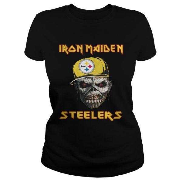 Iron maiden Pittsburgh Steelers shirt