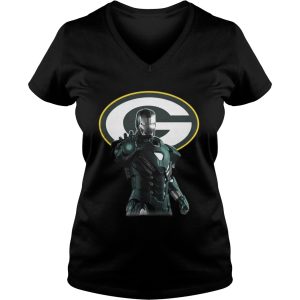 Iron man Green Bay Packer shirt 1 Iron man Green Bay Packer shirt 2