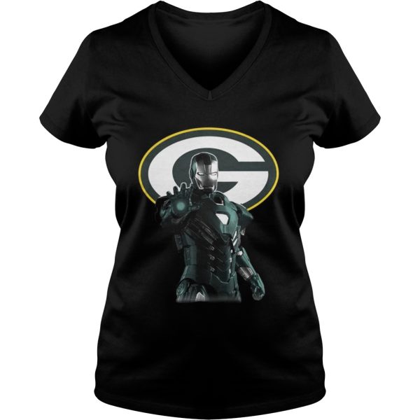 Iron man Green Bay Packer shirt