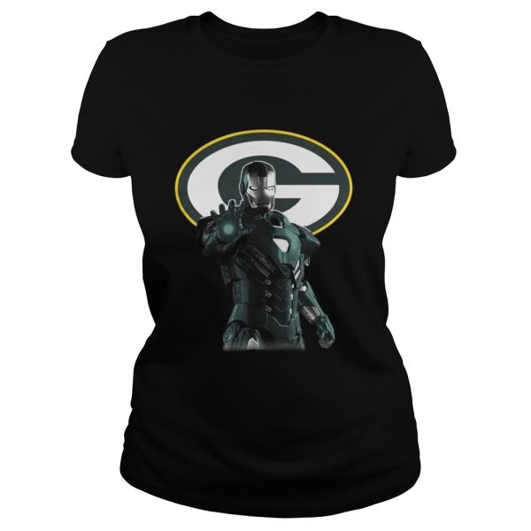 Iron man Green Bay Packer shirt