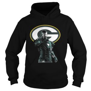 Iron man Green Bay Packer shirt 3 Iron man Green Bay Packer shirt 4