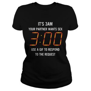 It's 3 am your partner want sex use gif to respond to the request shirt 1