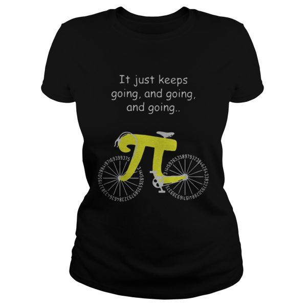 It just keeps going and going and going Pi cycling Sweatshirt