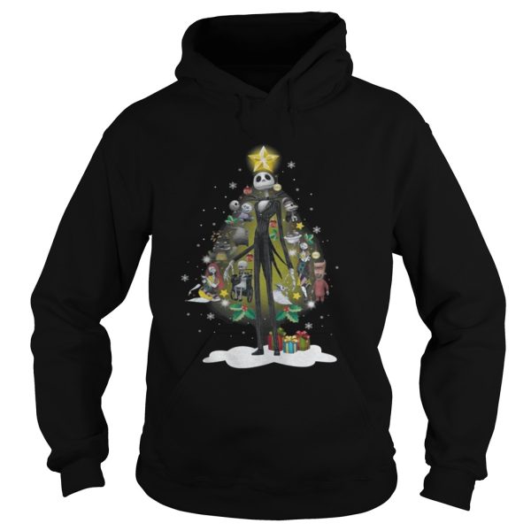 Jack Skellington Christmas Tree TShirt Hoodie Shirt