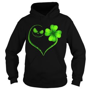 Jack Skellington and Irish Four Leaf Clover shirt 1 Jack Skellington and Irish Four Leaf Clover shirt 2