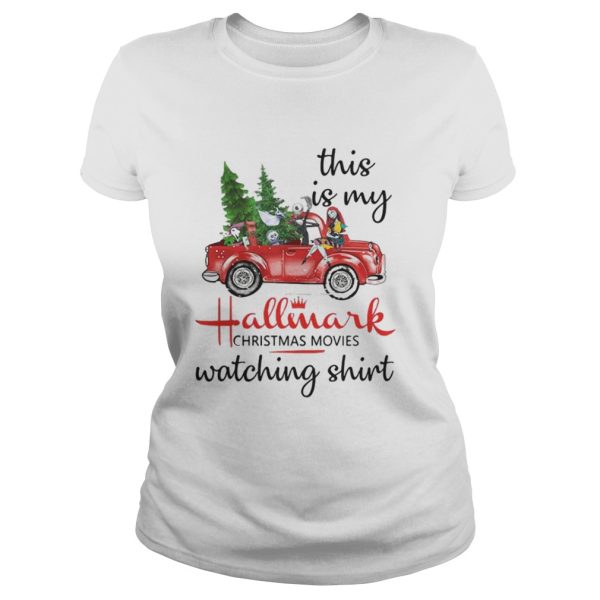 Jack Skellington and Sally this is my Hallmark Christmas movies watching shirt