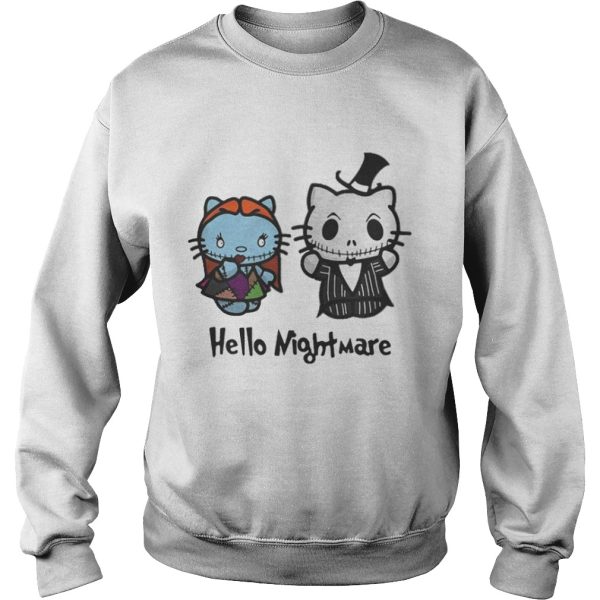 Jack and Sally hello kitty hello nightmare shirt