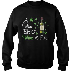 Jameson A wee bit O’ wine is fine shirt 2 Jameson A wee bit O' wine is fine shirt 3