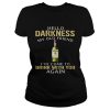 Jameson Irish Whiskey Hello Darkness My Old Friend I’ve Come To Drink With You Again Shirt