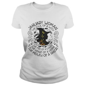 January woman the soul of a witch shirt 1