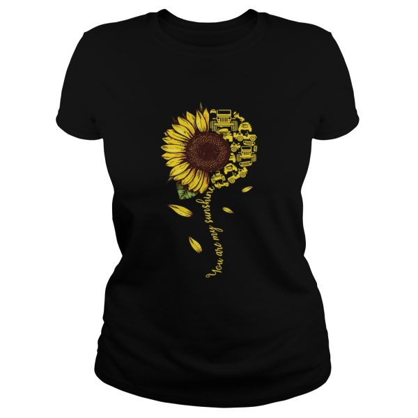 Jeeps sunflower you are my sunshine shirt