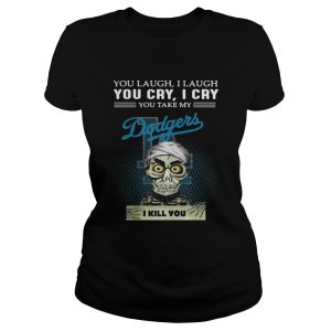 Jeff Dunham Puppet You laugh I laugh you cry I cry Dodgers shirt 2
