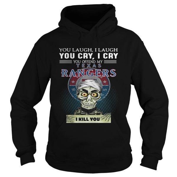 Jeff Dunham you laugh I laugh You cry I cry Texas Rangers shirt