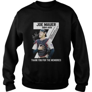 Joe Mauer 20042018 thank you for the memories shirt 2 Joe Mauer 20042018 thank you for the memories shirt 3