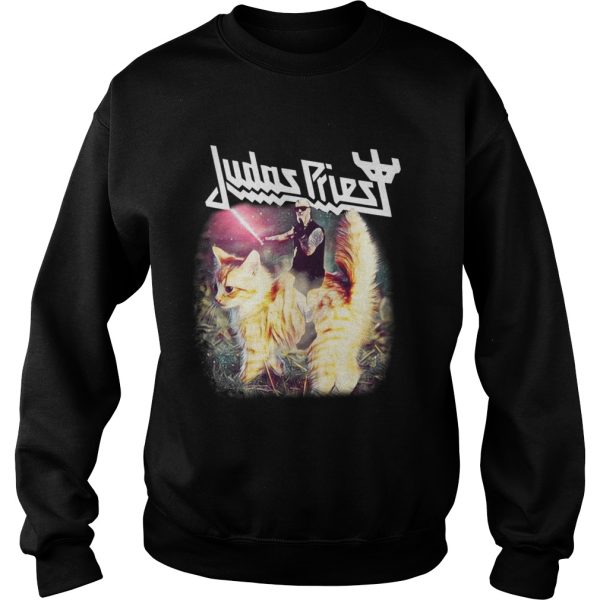 Judas Priest riding cat Star War shirt