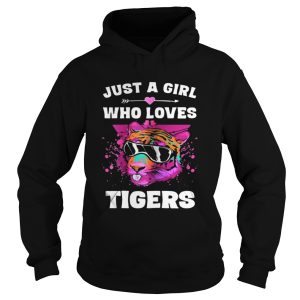 Just a Girl Who loves Tigers Colorful shirt 1