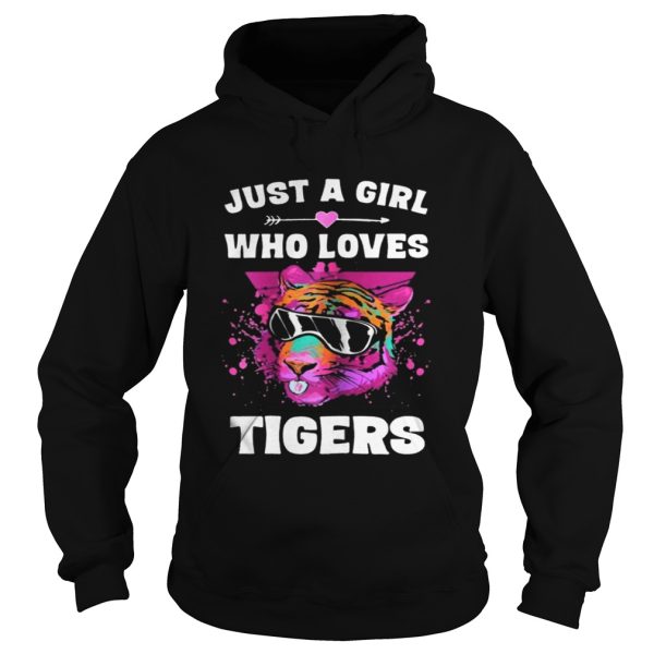 Just a Girl Who loves Tigers Colorful shirt