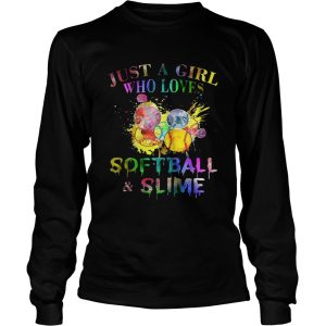Just a girl who loves softball and slime shirts 3