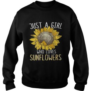 Just a girl who loves sunflowers shirt 3