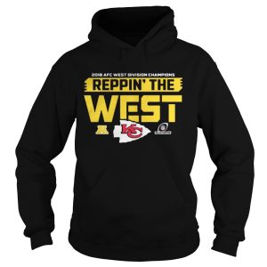 Kansas City Chiefs 2018 AFC west division champions Reppin the west shirt 1