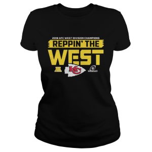 Kansas City Chiefs 2018 AFC west division champions Reppin the west shirt 2