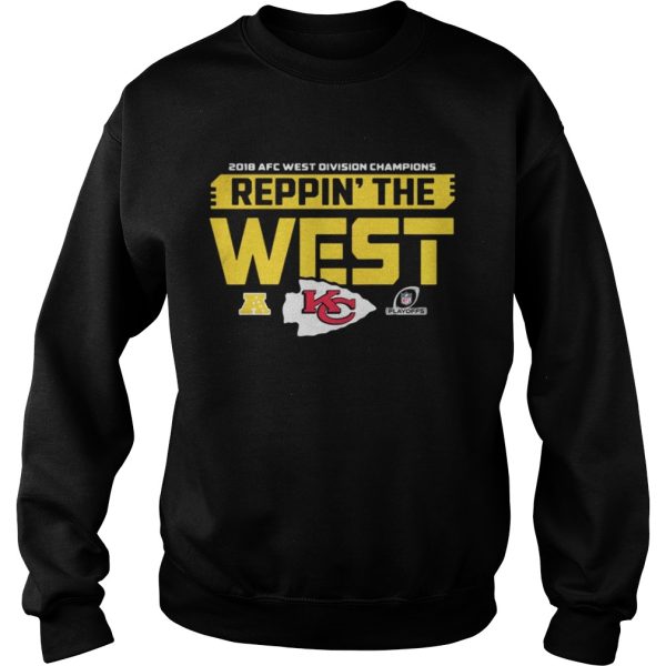 Kansas City Chiefs 2018 AFC west division champions Reppin the west shirt