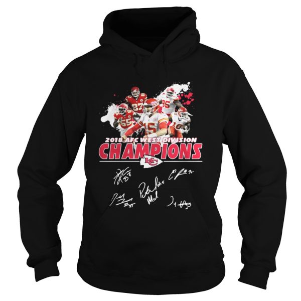 Kansas City Chiefs 2018 AFC west division champions shirt