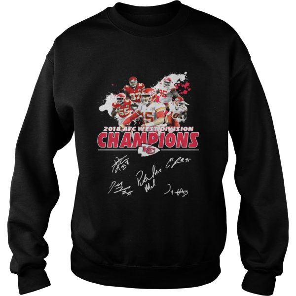 Kansas City Chiefs 2018 AFC west division champions shirt