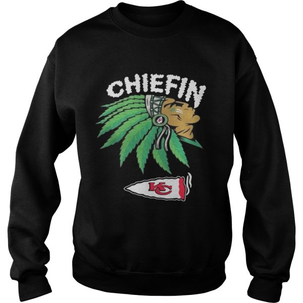 Kansas City Chiefs Chiefin Weed Smoke shirt