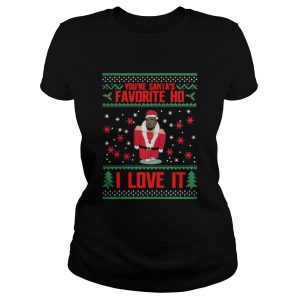 Kanye west You are Santa's favorite Ho I love it sweat shirt 4