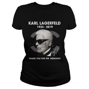 Karl Lagerfeld 1933 2019 thank you for the memories shirt 1
