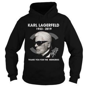 Karl Lagerfeld 1933 2019 thank you for the memories shirt 2