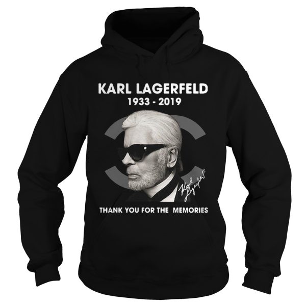 Karl Lagerfeld 1933 2019 thank you for the memories shirt