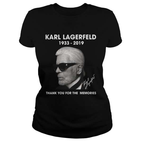 Karl Lagerfeld 1933 2019 thank you for the memories shirts