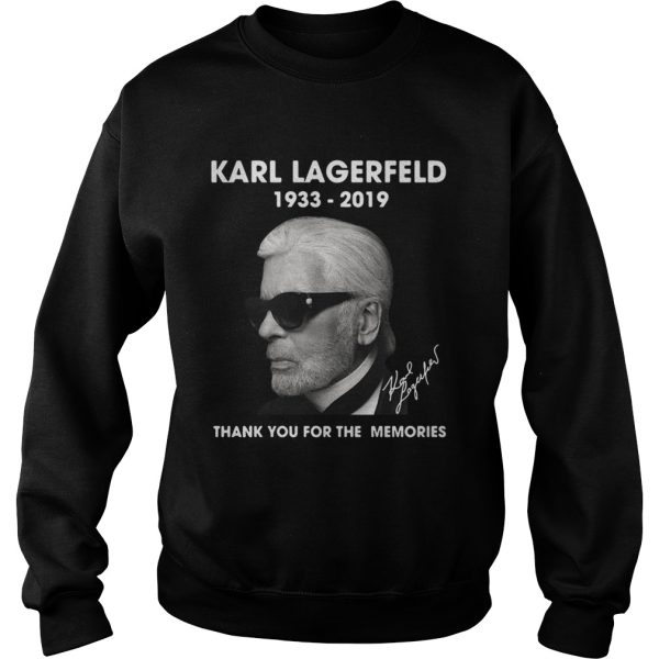 Karl Lagerfeld 1933 2019 thank you for the memories shirts