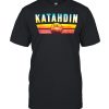 Katahdin Mountain Maine Hiking Climbing Sunset Vintage shirt