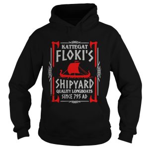 Kattegat floki's shipyard quality longboats since 793 ad shirt 1