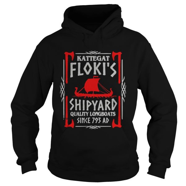 Kattegat floki’s shipyard quality longboats since 793 ad shirt