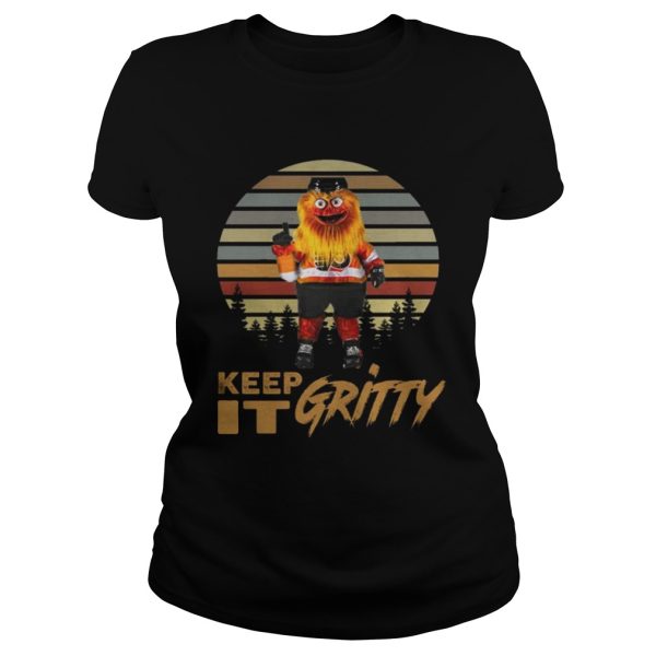 Keep It Gritty Flyers Mascot Vintage Shirt