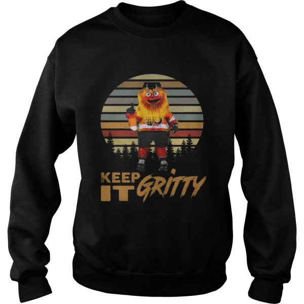 Keep It Gritty Flyers Mascot Vintage Shirt