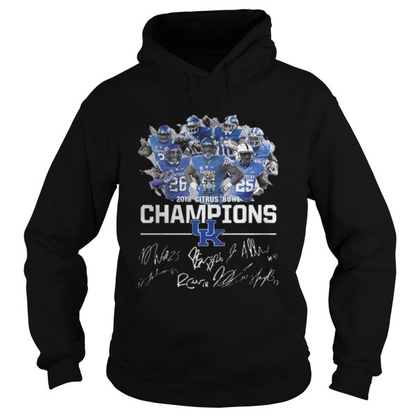 Kentucky Wildcats 2019 Citrus Bowl Champions Signa shirt