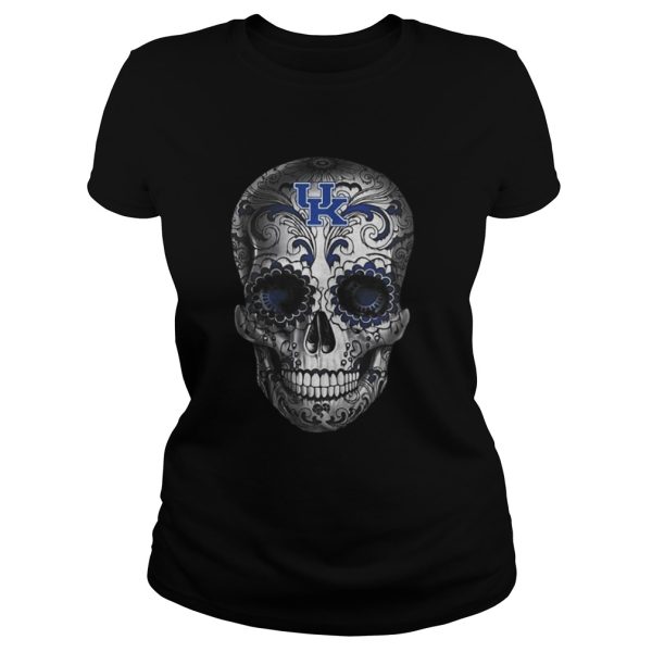 Kentucky Wildcats suger skull shirt