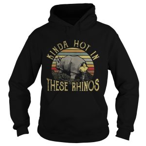 Kinda hot in these rhinos shirt 1