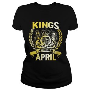 Kings Are Born In April Birthday Men T shirts 1