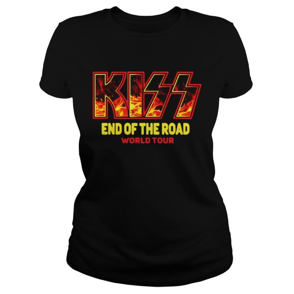 Kiss band end of the road world tour shirt